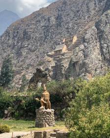 Foto Valle Sagrado - Construcciones en Ollantaytambo