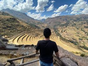Foto Valle Sagrado - Vista panoramica de los andenes de Pisaq