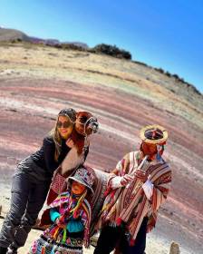 Palcoyo Photos - Photo of a Tourist, Sharing with Local People