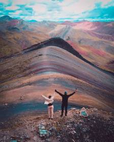 Palcoyo Photos - Panoramic Photo of Rainbow Mountain