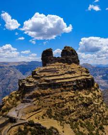 Waqra Pukara Photos - Panoramic photo of Waqra Pukara